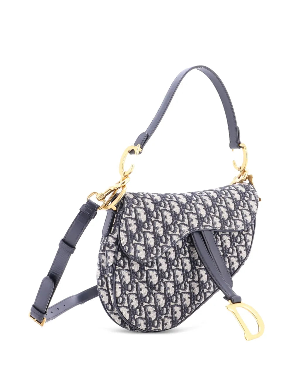 Pre-OwnedChristian Dior Pre-OwnedSaddle Handbag with Strap Oblique Canvas Medium shoulder bag