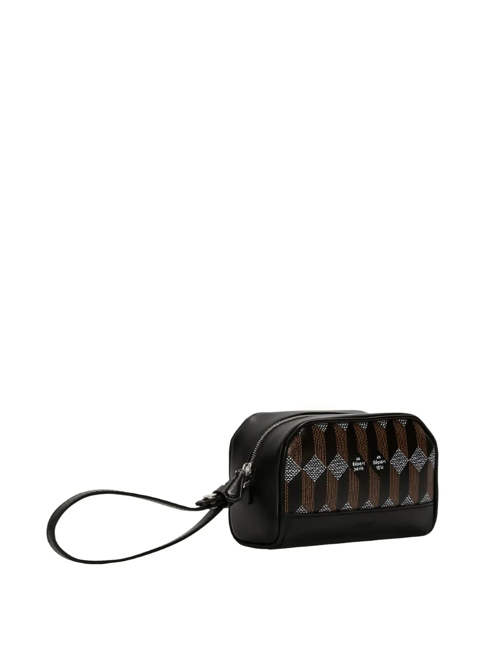 Au DartHexagon zip-fastening pouch