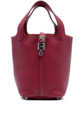 Pre-OwnedHermre-Owned2015 Clemence Picotin Lock 18 handbag
