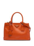 Pre-OwnedPrada Pre-Owned2010-2025 Small Saffiano Lux Galleria Double Zip satchel