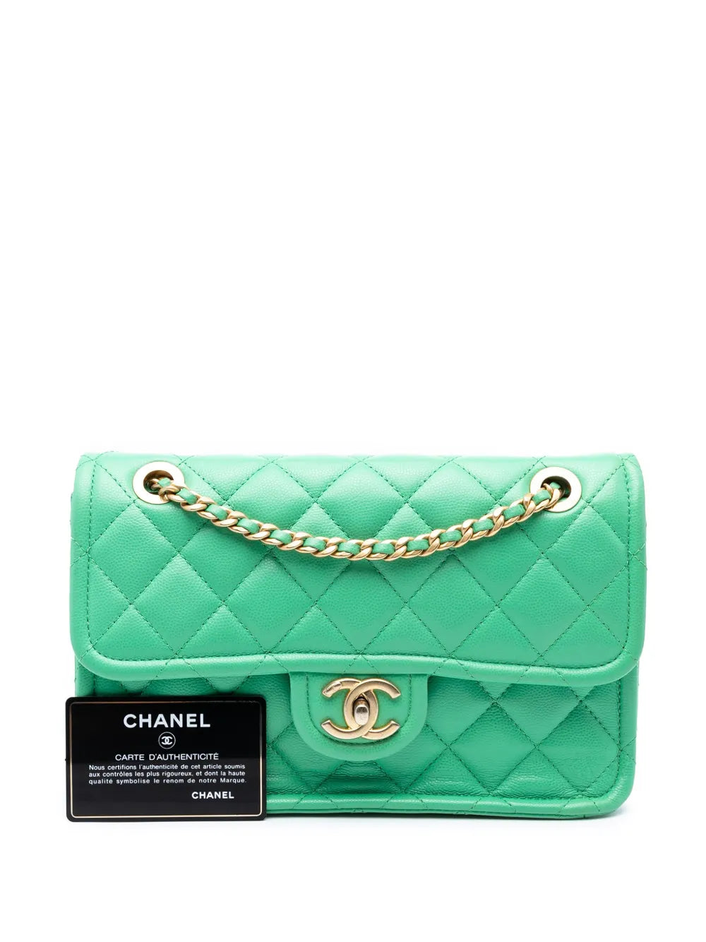 Pre-OwnedCHANEL Pre-Owned2021 Medium Quilted Caviar Sweet Flap shoulder bag