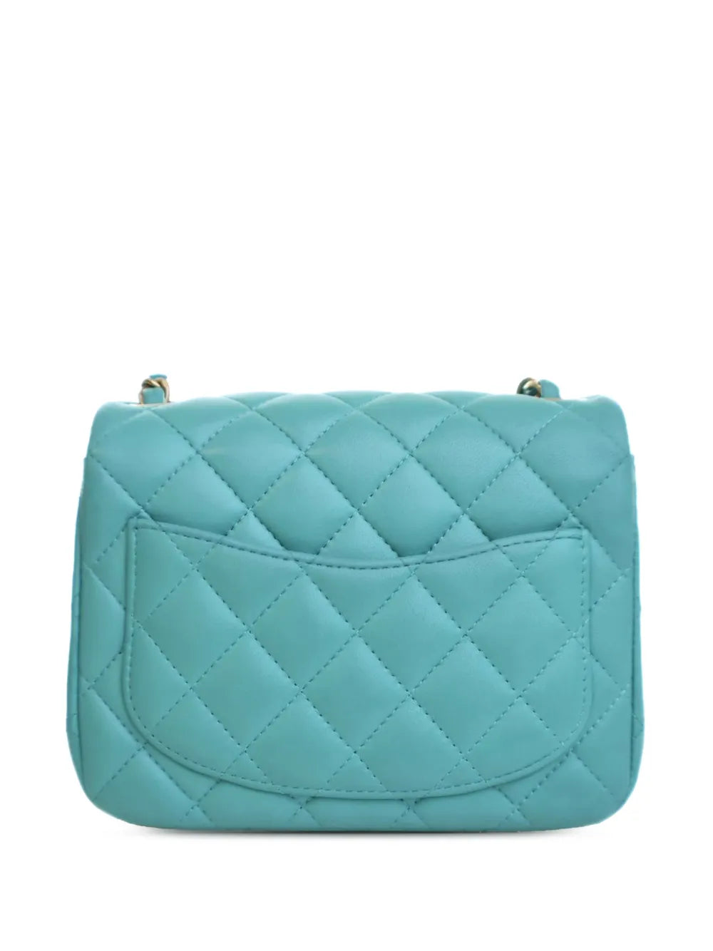 Pre-OwnedCHANEL Pre-Owned2019 Mini Square Classic Lambskin Single Flap crossbody bag