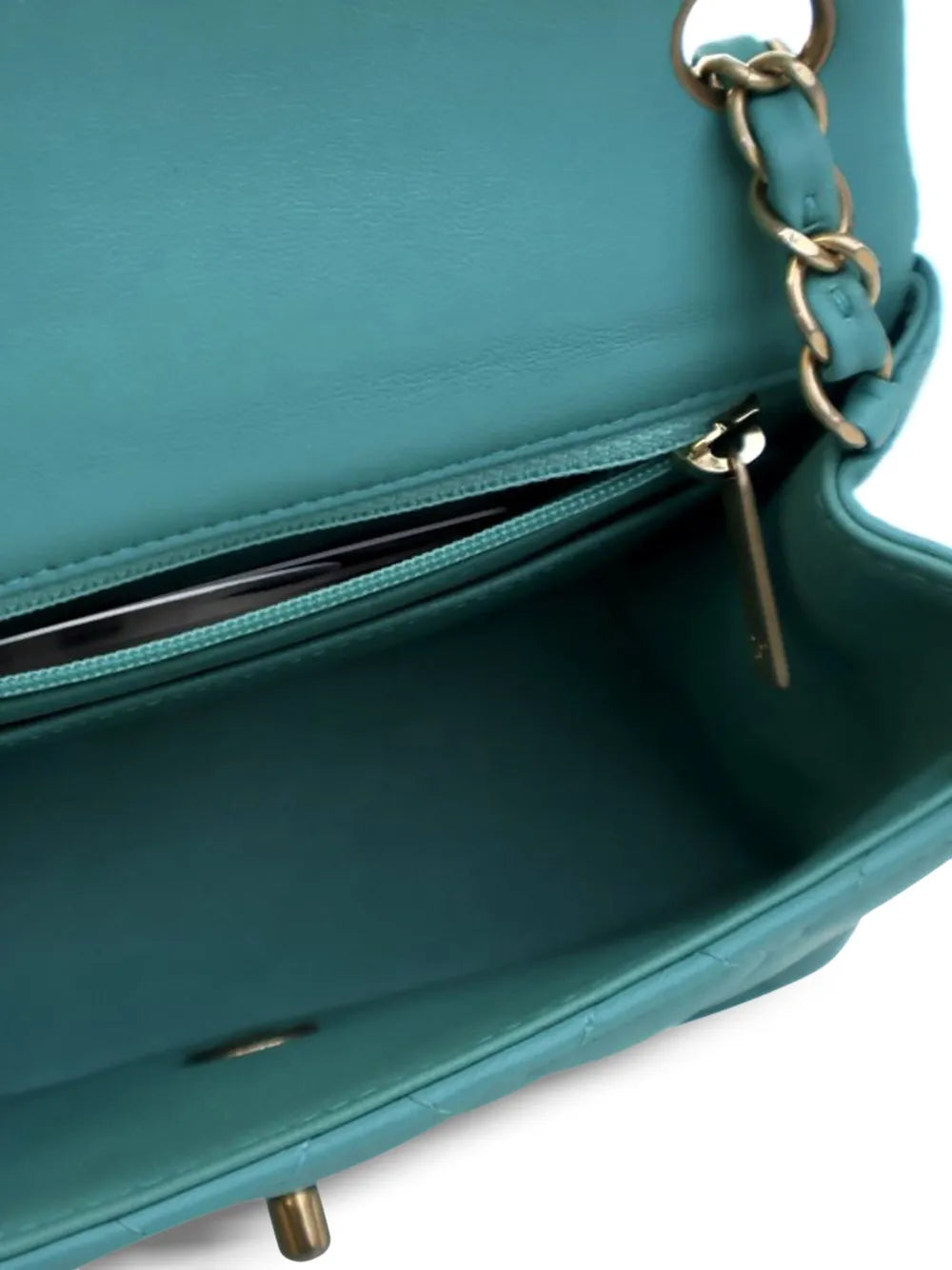 Pre-OwnedCHANEL Pre-Owned2019 Mini Square Classic Lambskin Single Flap crossbody bag