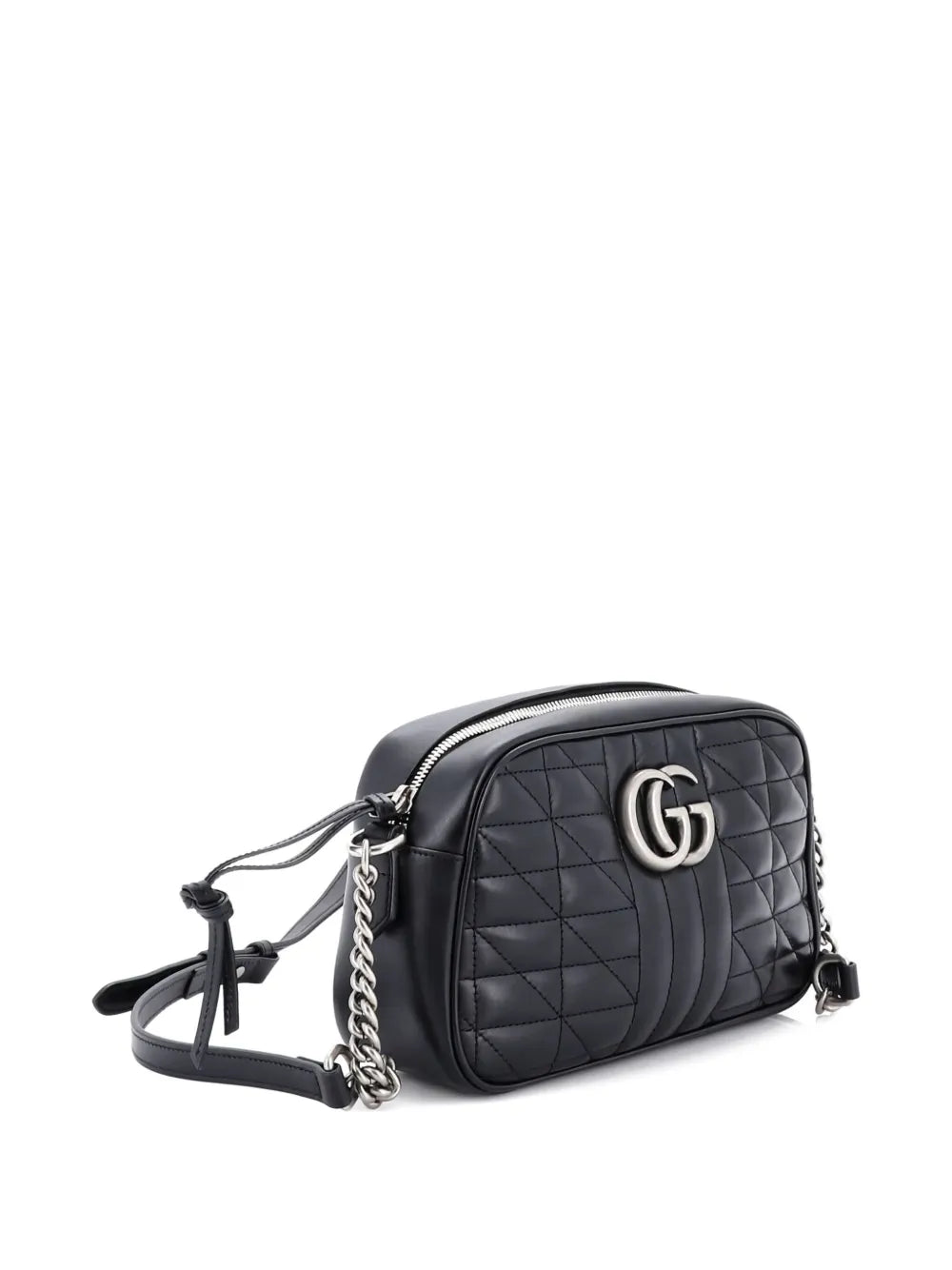 Pre-OwnedGucci Pre-OwnedGG Marmont Shoulder Bag Mixed Matelasse Leather Small crossbody bag