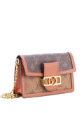 Pre-OwnedLouis Vuitton Pre-OwnedDauphine Chain Wallet Reverse Monogram Canvas clutch bag