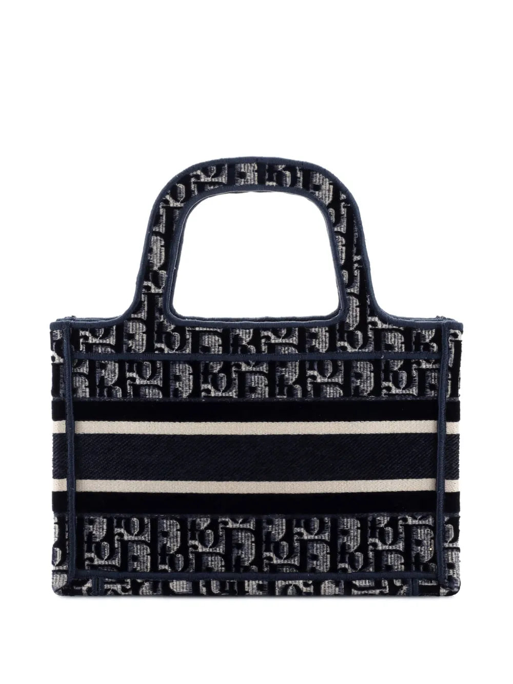 Pre-OwnedChristian Dior Pre-OwnedBook Oblique Velvet Mini tote bag