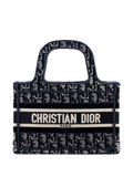 Pre-OwnedChristian Dior Pre-OwnedBook Oblique Velvet Mini tote bag