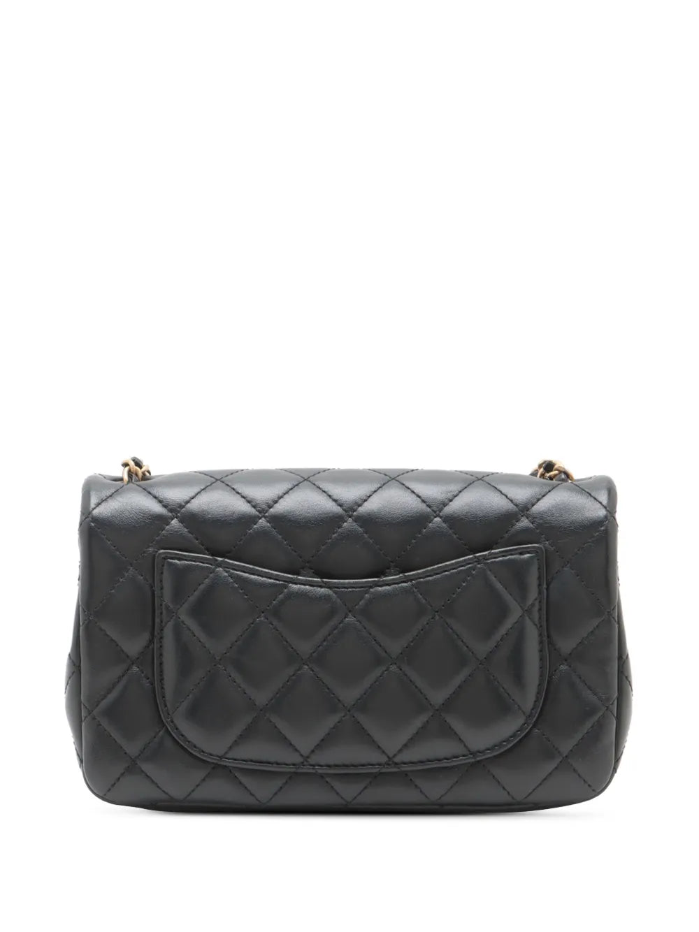 Pre-OwnedCHANEL Pre-Owned2020 Mini Rectangular Classic Lambskin Romance Single Flap crossbody bag