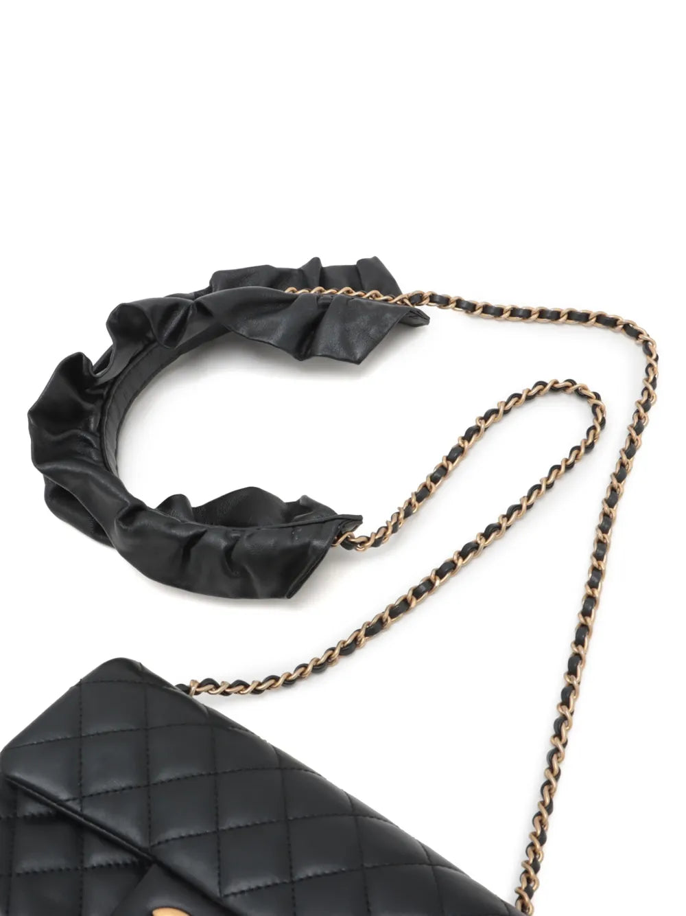 Pre-OwnedCHANEL Pre-Owned2020 Mini Rectangular Classic Lambskin Romance Single Flap crossbody bag