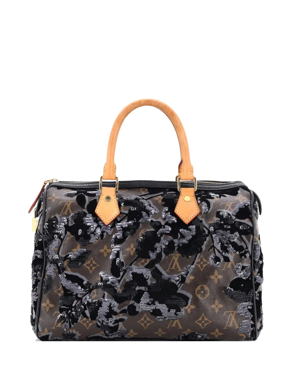 Pre-OwnedLouis Vuitton Pre-OwnedSpeedy Handbag Fleur De Jais Monogram Canvas 30 satchel