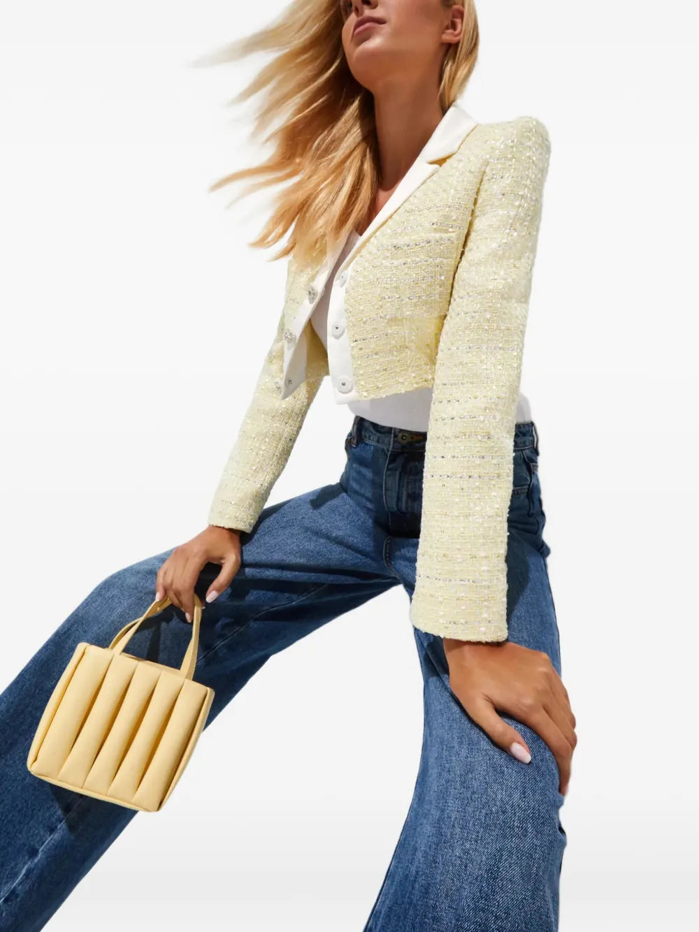 Themoir?eronia quilted-effect tote bag