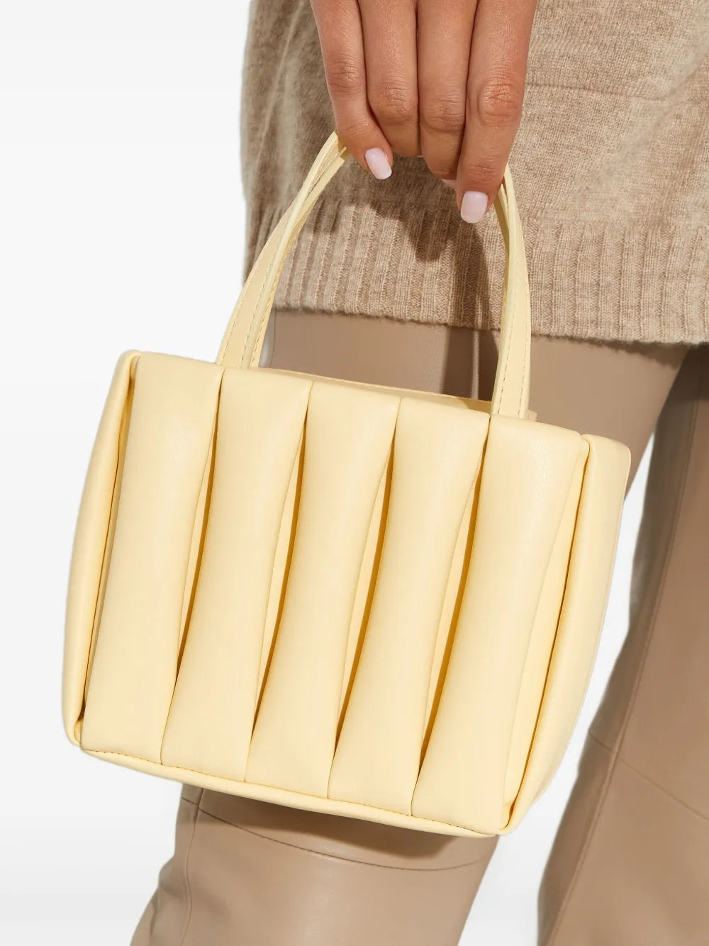 Themoir?eronia quilted-effect tote bag