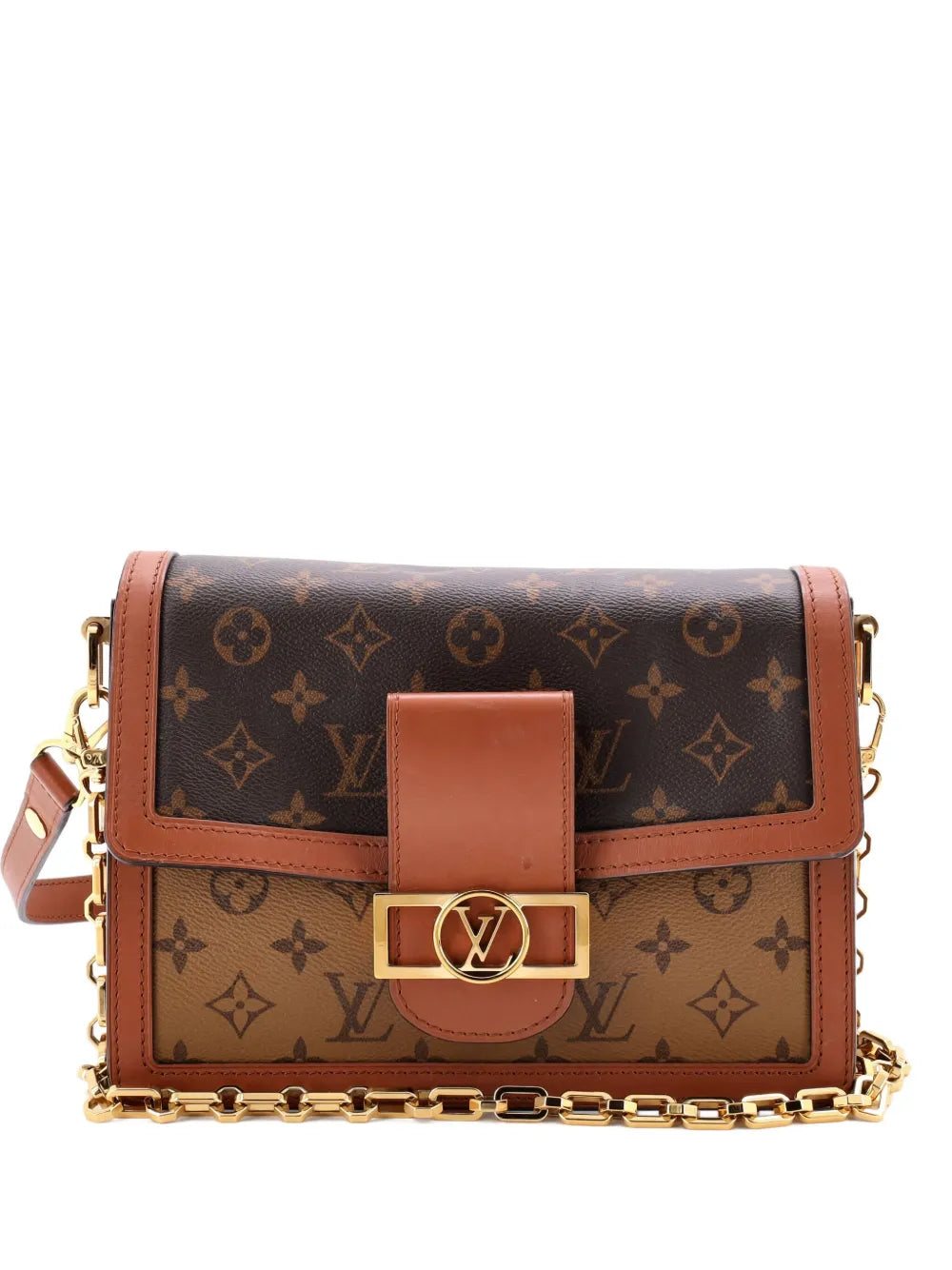 Pre-OwnedLouis Vuitton Pre-OwnedDauphine Reverse Monogram Canvas MM shoulder bag