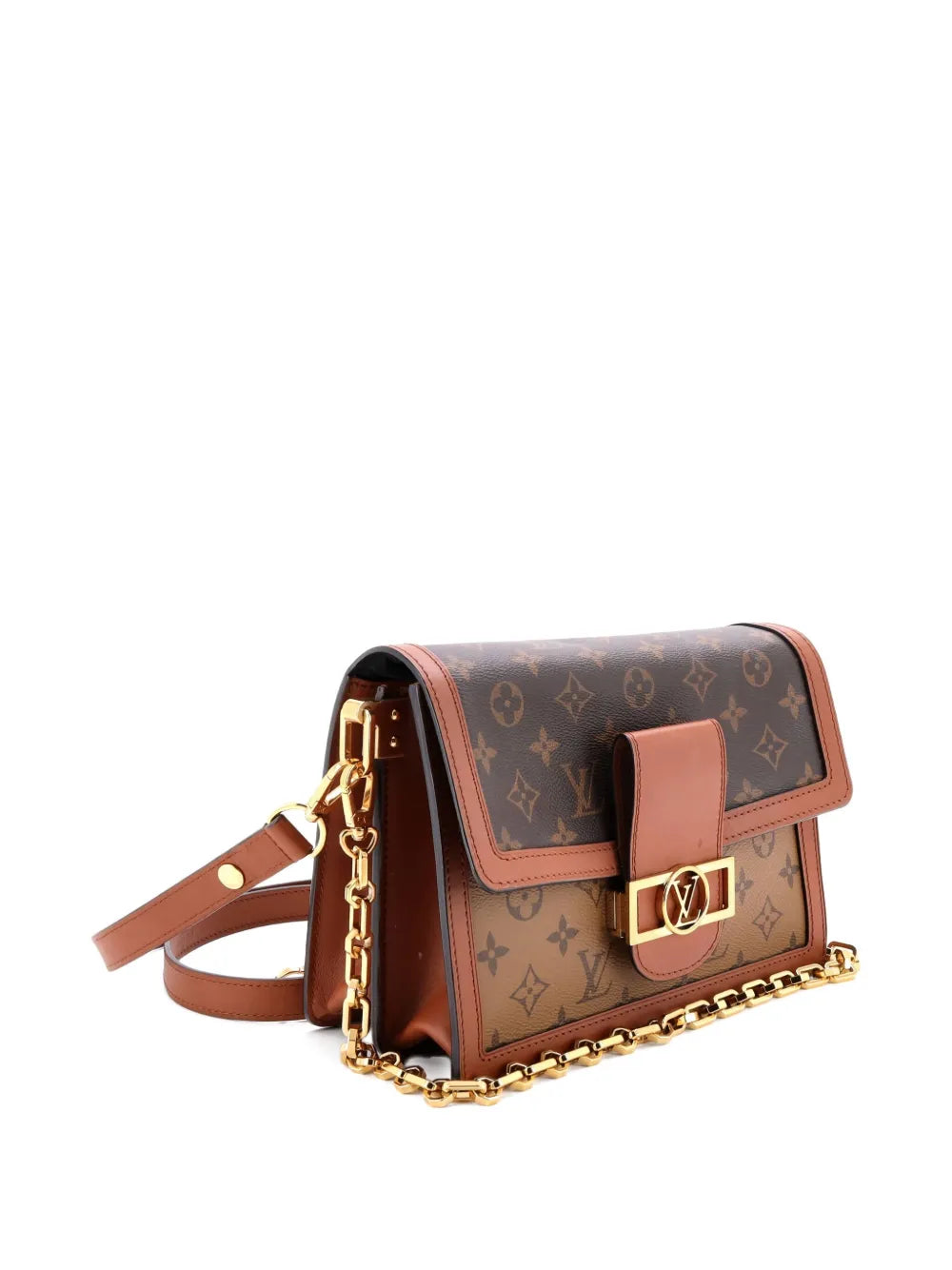 Pre-OwnedLouis Vuitton Pre-OwnedDauphine Reverse Monogram Canvas MM shoulder bag