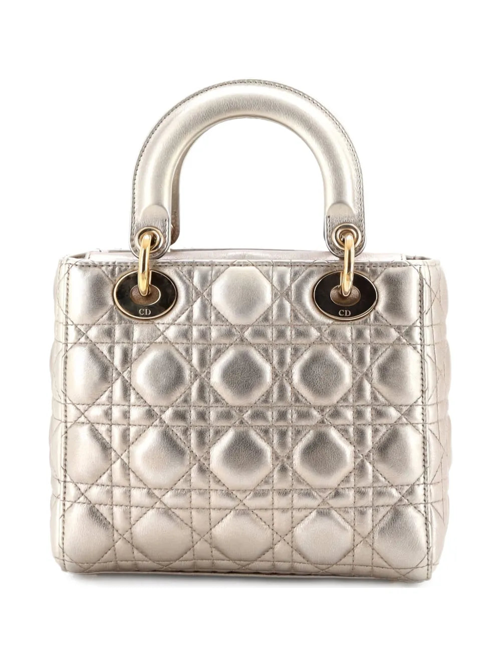 Pre-OwnedChristian Dior Pre-OwnedMy ABCDior Lady Dior Bag Metallic Cannage Quilt Leather shoulder bag