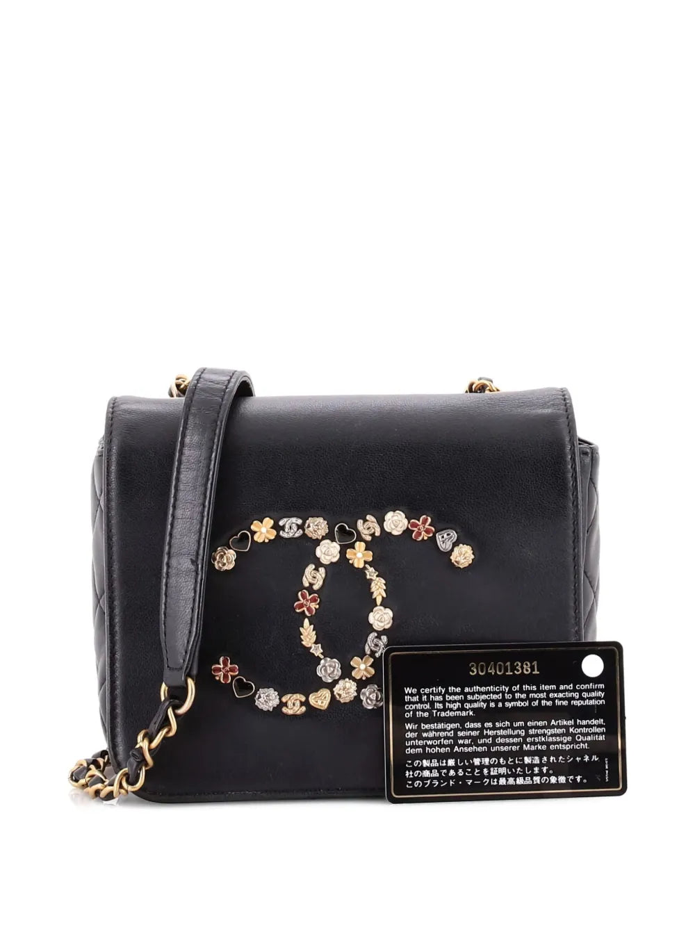 Pre-OwnedCHANEL Pre-OwnedGiant Crystal CC Flap Bag Lambskin Mini crossbody bag