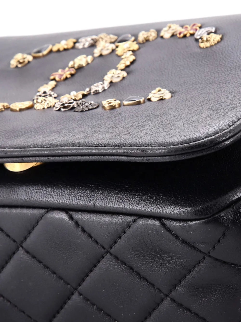 Pre-OwnedCHANEL Pre-OwnedGiant Crystal CC Flap Bag Lambskin Mini crossbody bag