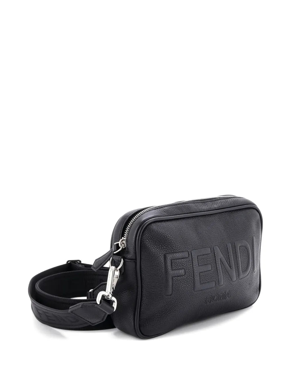 Pre-OwnedFendi Pre-OwnedLogo Camera Bag Embossed Leather crossbody bag