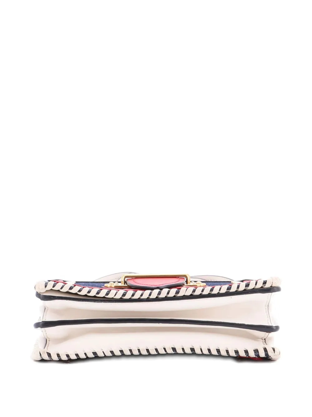 Pre-OwnedPrada Pre-OwnedCahier Embellished Denim and Leather Small crossbody bag