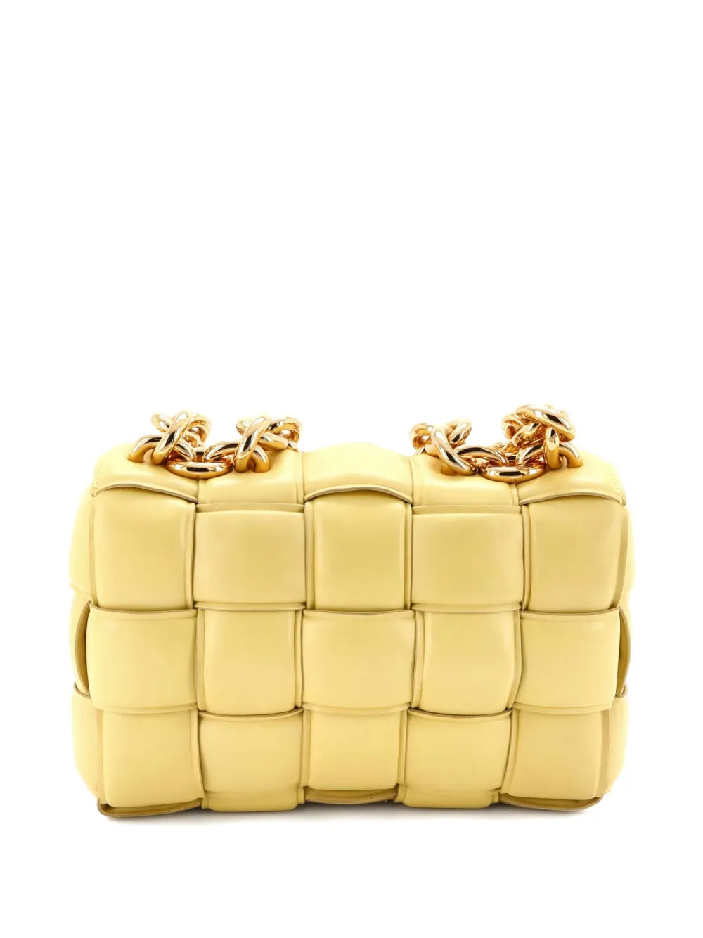 Pre-OwnedBottega Veneta Pre-OwnedCassette Chain Padded Maxi Intrecciato Leather crossbody bag