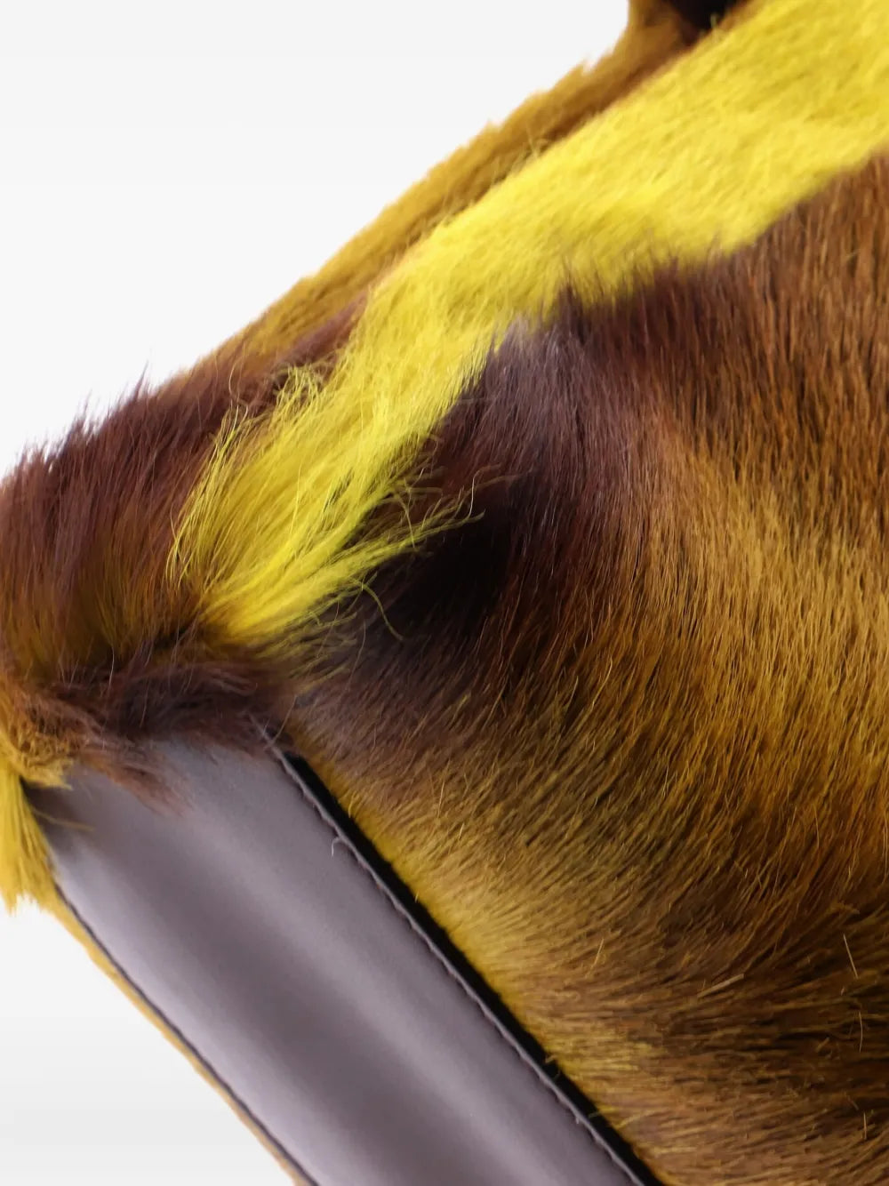 Pre-OwnedFendi Pre-OwnedPeekaboo Bag Gazelle Hair Mini satchel