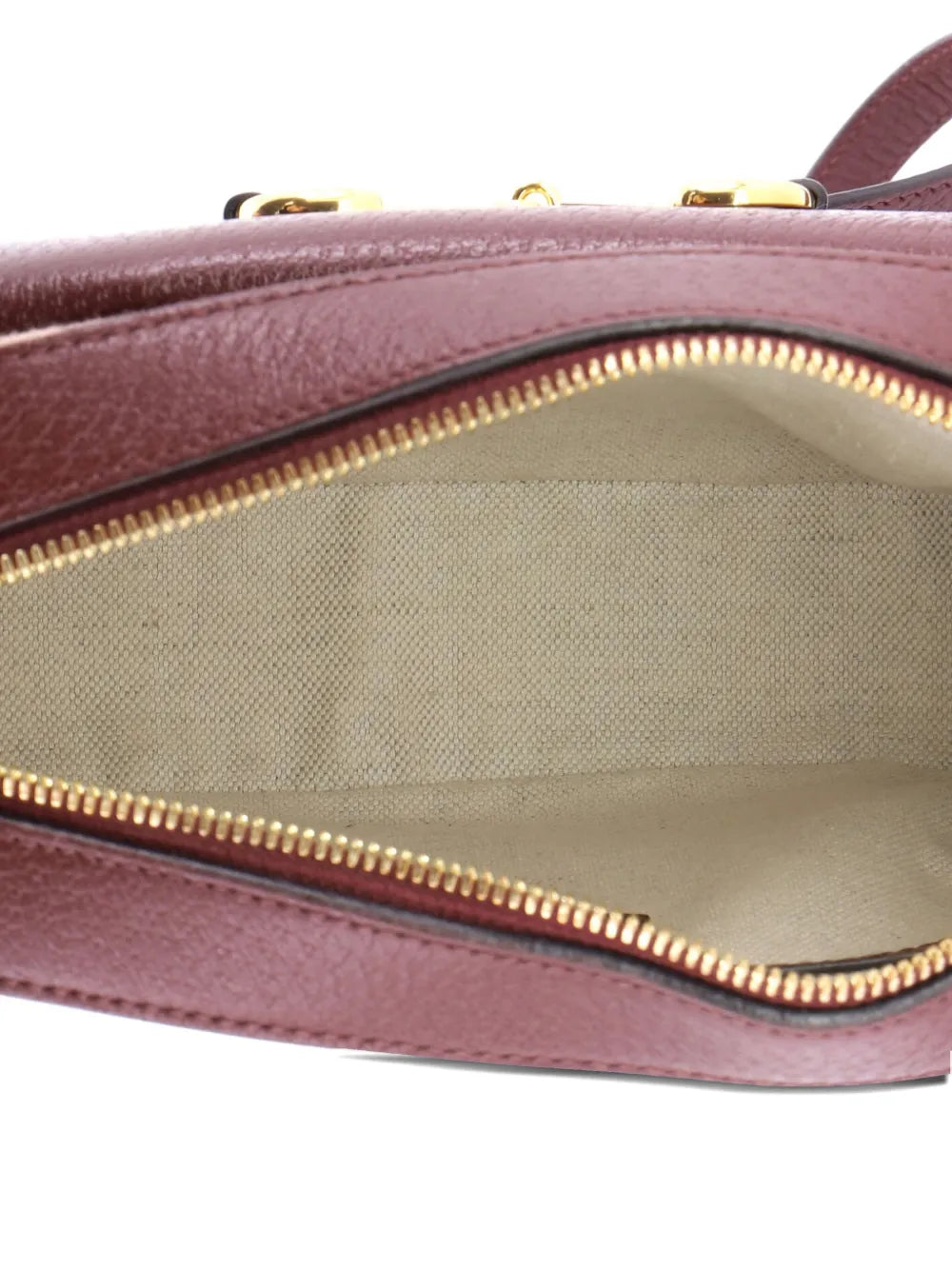 Pre-OwnedGucci Pre-OwnedHorsebit 1955 Flap Pocket Camera Bag GG Canvas and Leather Small crossbody bag