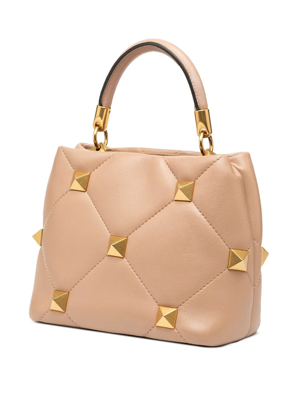 Pre-OwnedValentino Garavani Pre-Owned2018-2025 Small Nappa Roman Stud The Handle Bag satchel