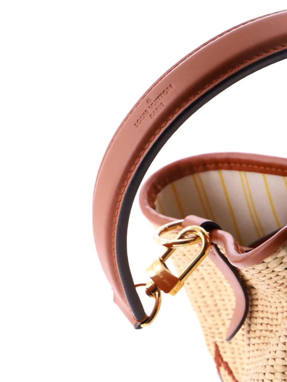 Pre-OwnedLouis Vuitton Pre-OwnedNeoNoe Handbag Monogram Giant Raffia MM bucket bag