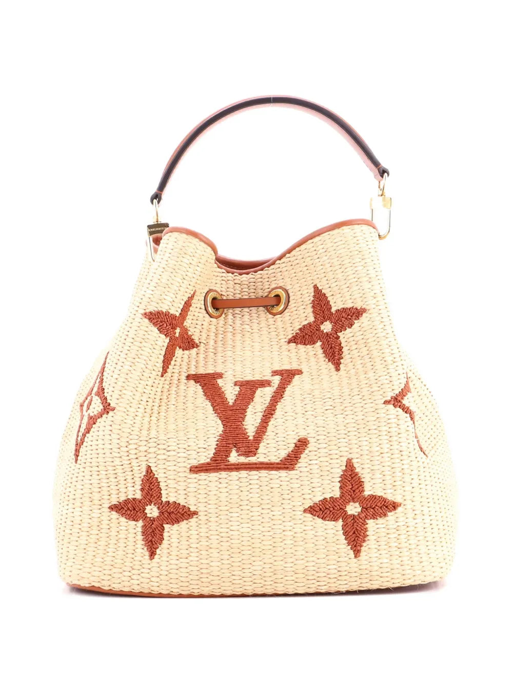 Pre-OwnedLouis Vuitton Pre-OwnedNeoNoe Handbag Monogram Giant Raffia MM bucket bag