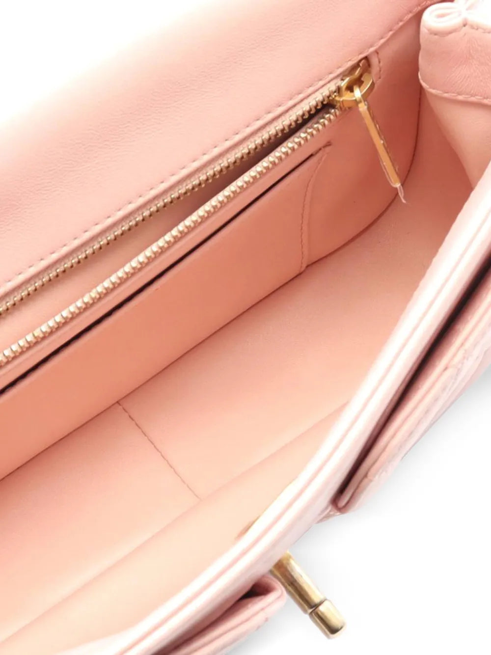 Pre-OwnedCHANEL Pre-Owned2021-2025 CC Quilted Lambskin Front Pocket Single Flap shoulder bag