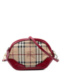 Pre-OwnedBurberry Pre-Owned2000-2017 Mini Haymarket Check Coated Canvas Orchard crossbody bag
