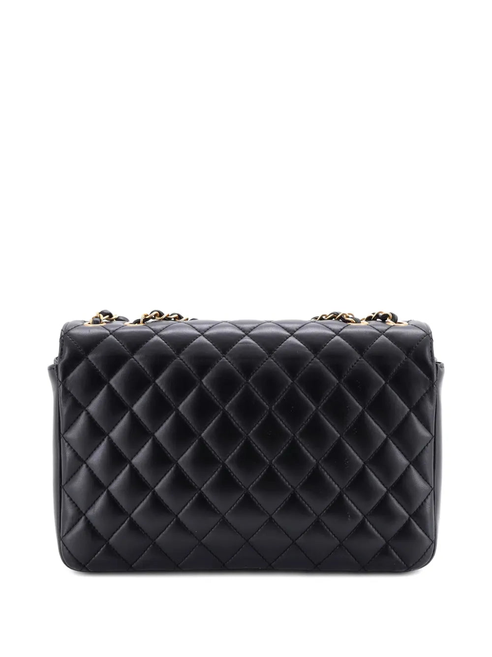 Pre-OwnedCHANEL Pre-OwnedCC Chic Double Flap Bag Quilted Lambskin Medium crossbody bag