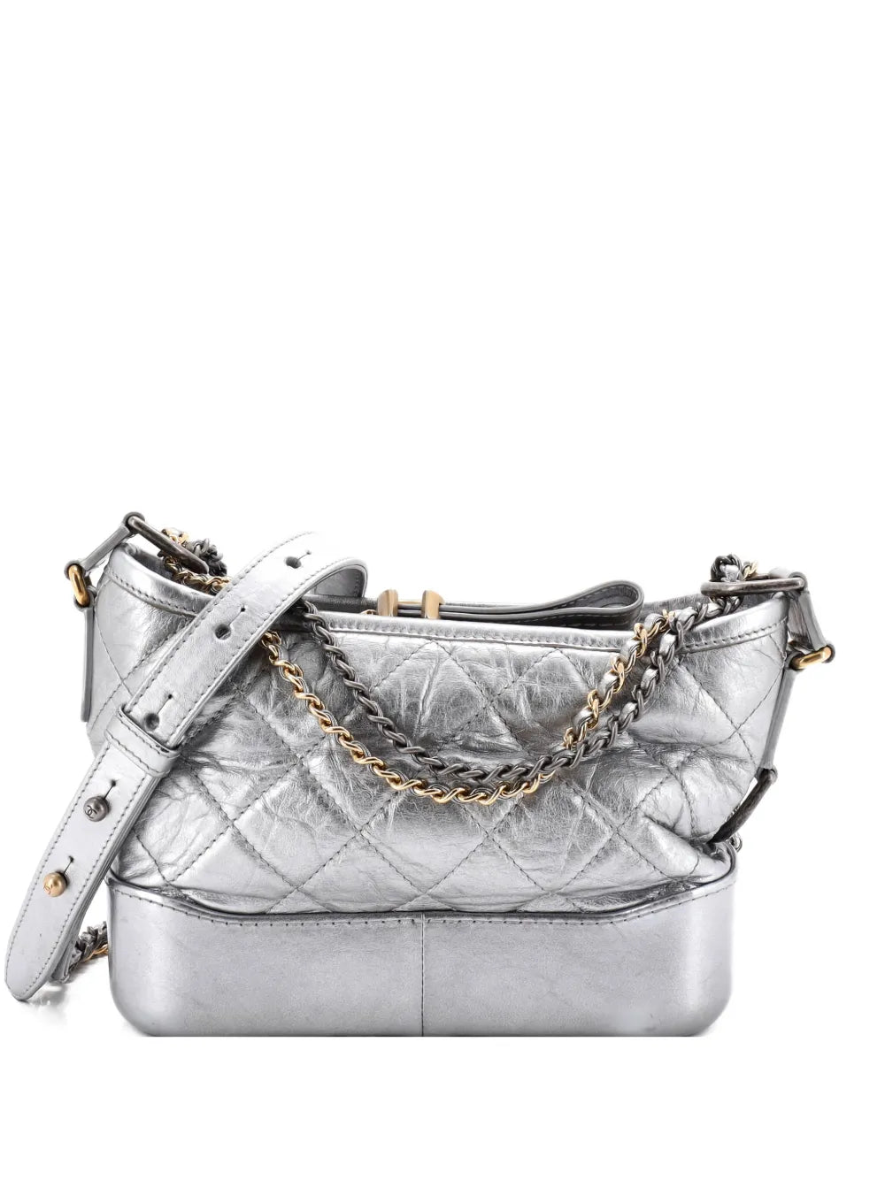 Pre-OwnedCHANEL Pre-OwnedGabrielle Quilted Aged Calfskin Small hobo bag