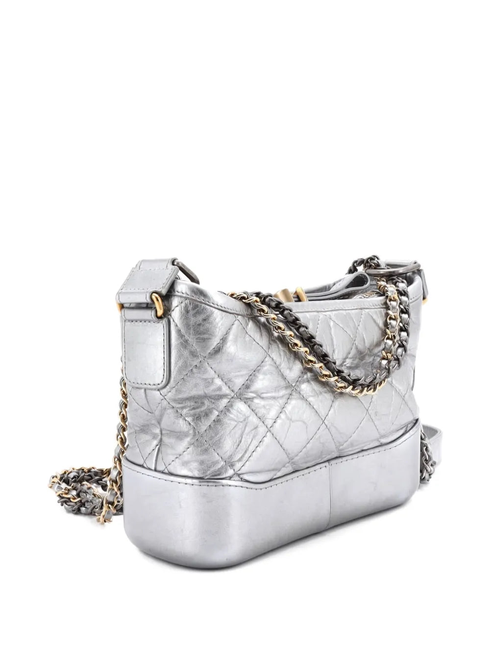 Pre-OwnedCHANEL Pre-OwnedGabrielle Quilted Aged Calfskin Small hobo bag
