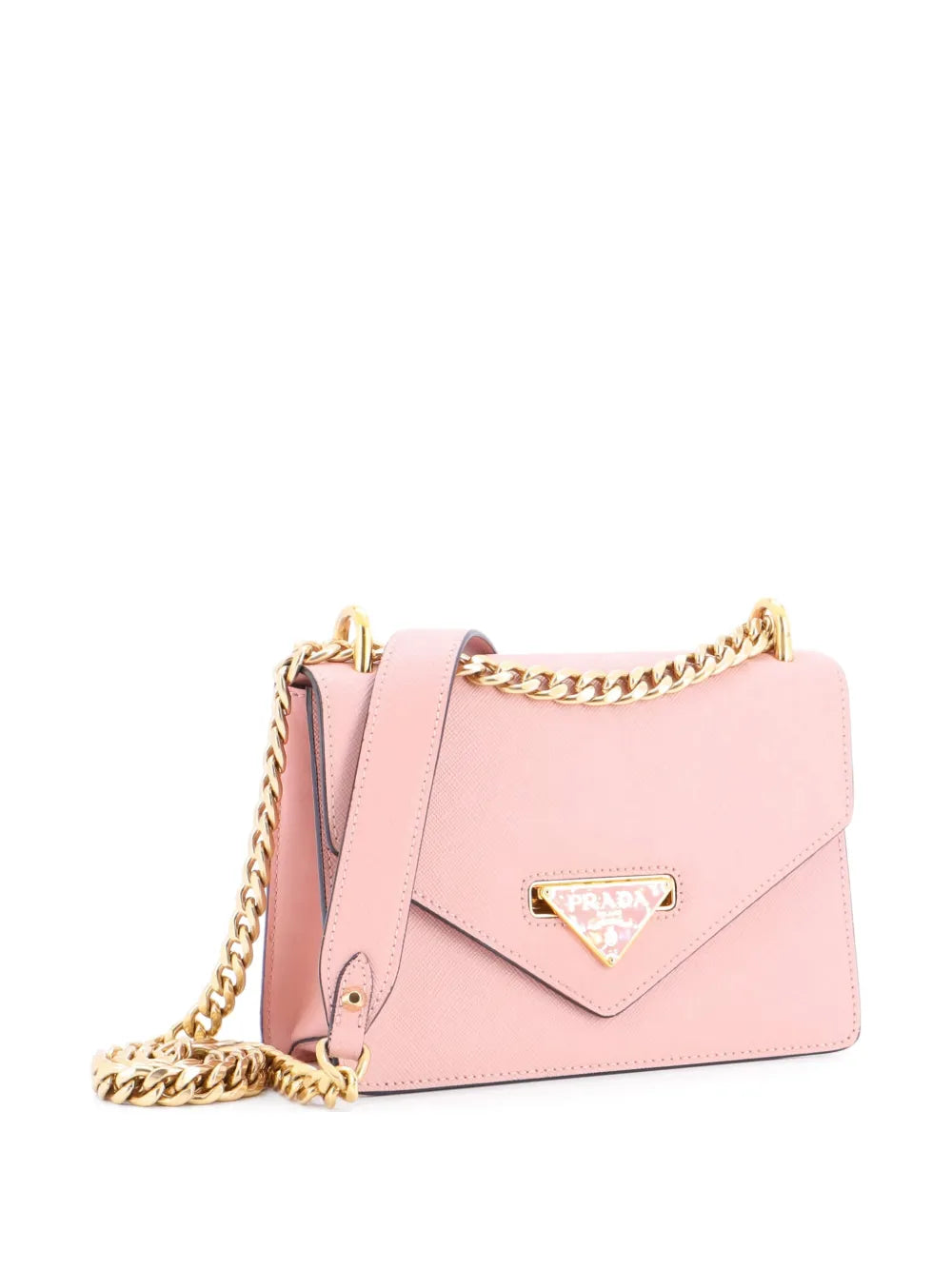 Pre-OwnedPrada Pre-OwnedEnvelope Flap Chain Shoulder bag Saffiano Leather Small crossbody bag