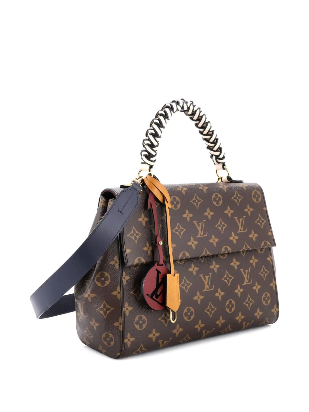 Pre-OwnedLouis Vuitton Pre-OwnedBraided Handle Cluny Bag Monogram Canvas MM satchel