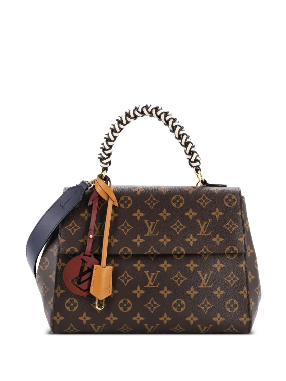 Pre-OwnedLouis Vuitton Pre-OwnedBraided Handle Cluny Bag Monogram Canvas MM satchel