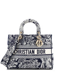 Pre-OwnedChristian Dior Pre-OwnedLady D-Lite Bag Embroidered Canvas Large tote bag