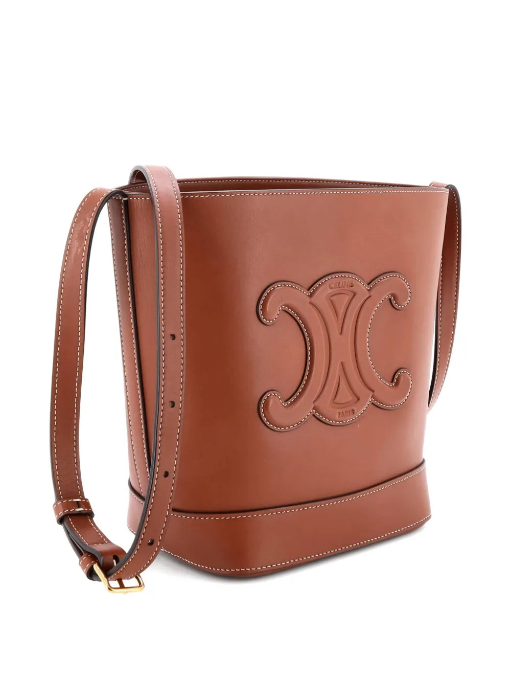 Pre-OwnedCeline Pre-OwnedCuir Triomphe Leather Small bucket bag