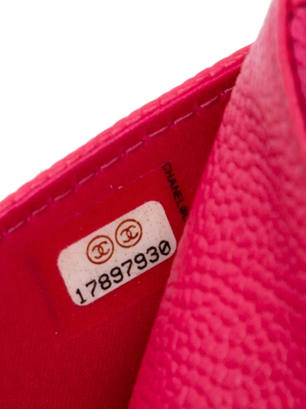 Pre-OwnedCHANEL Pre-Owned2012-2013 Caviar Bicolor CC Wallet On Chain crossbody bag
