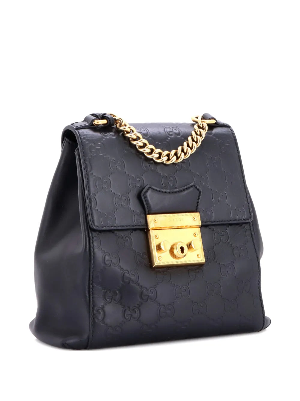 Pre-OwnedGucci Pre-OwnedPadlock Guccissima Leather Mini backpack