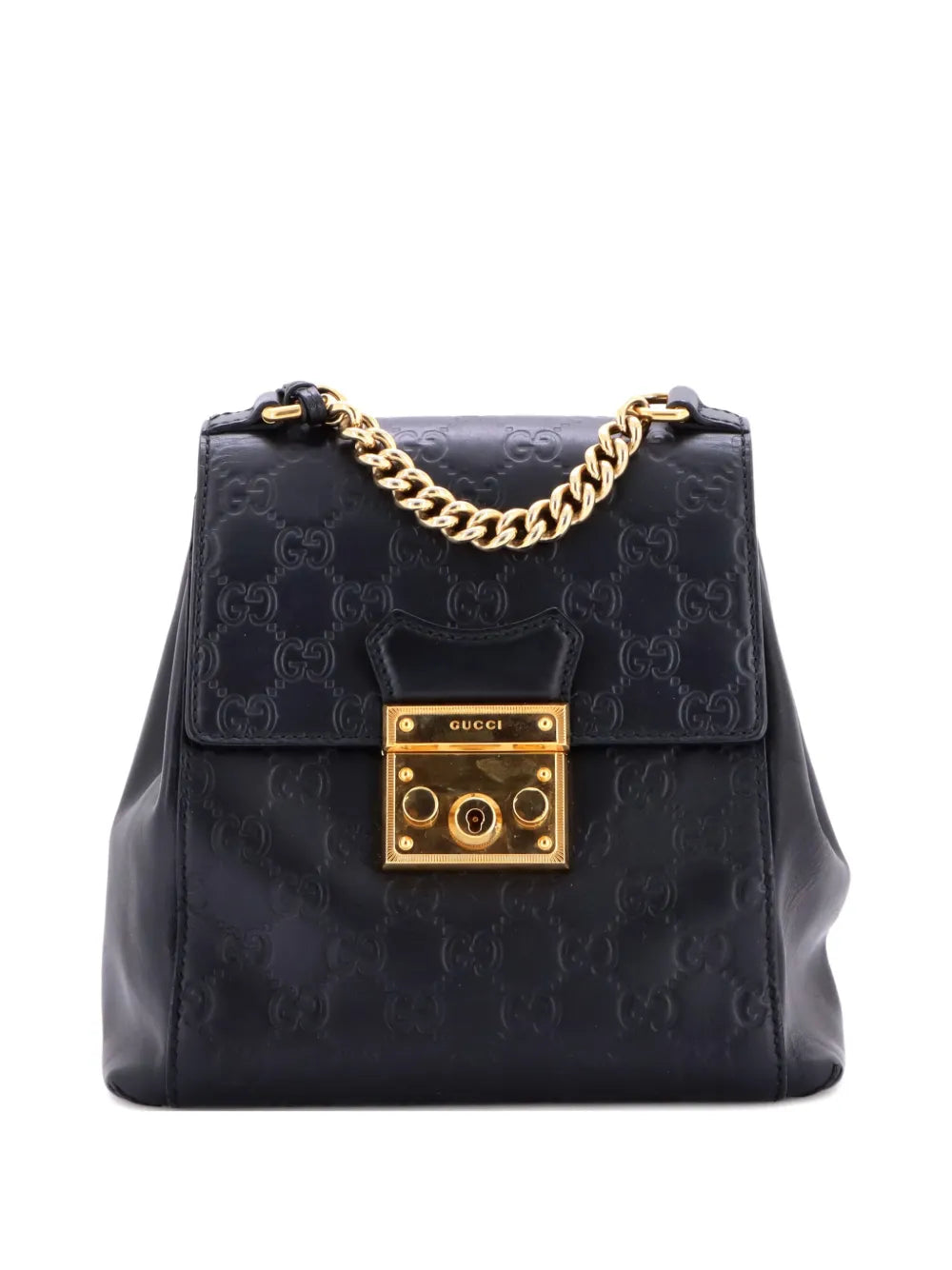 Pre-OwnedGucci Pre-OwnedPadlock Guccissima Leather Mini backpack
