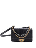 Pre-OwnedCHANEL Pre-OwnedCC Chain Flap Quilted Calfskin Small shoulder bag