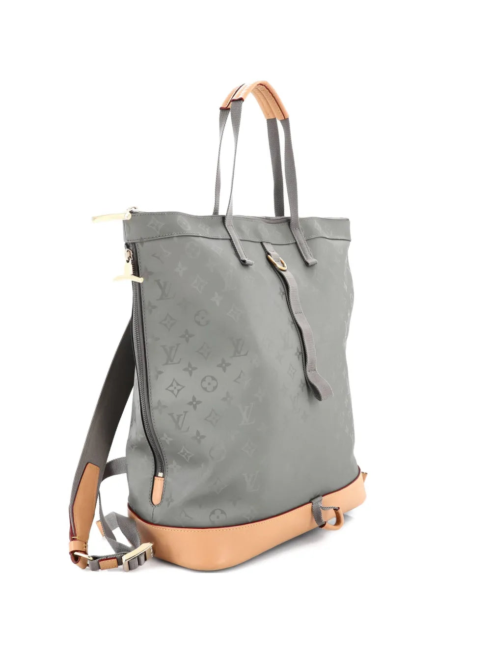 Pre-OwnedLouis Vuitton Pre-OwnedZipped Tote Limited Edition Titanium Monogram Canvas backpack
