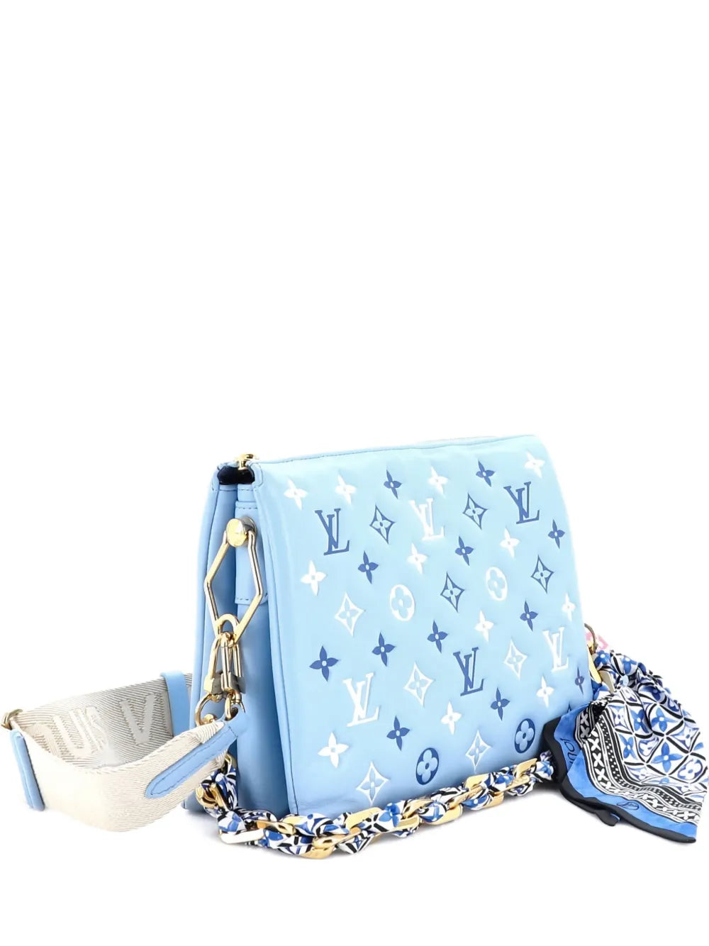 Pre-OwnedLouis Vuitton Pre-OwnedCoussin Bag Monogram Embossed Lambskin PM crossbody bag