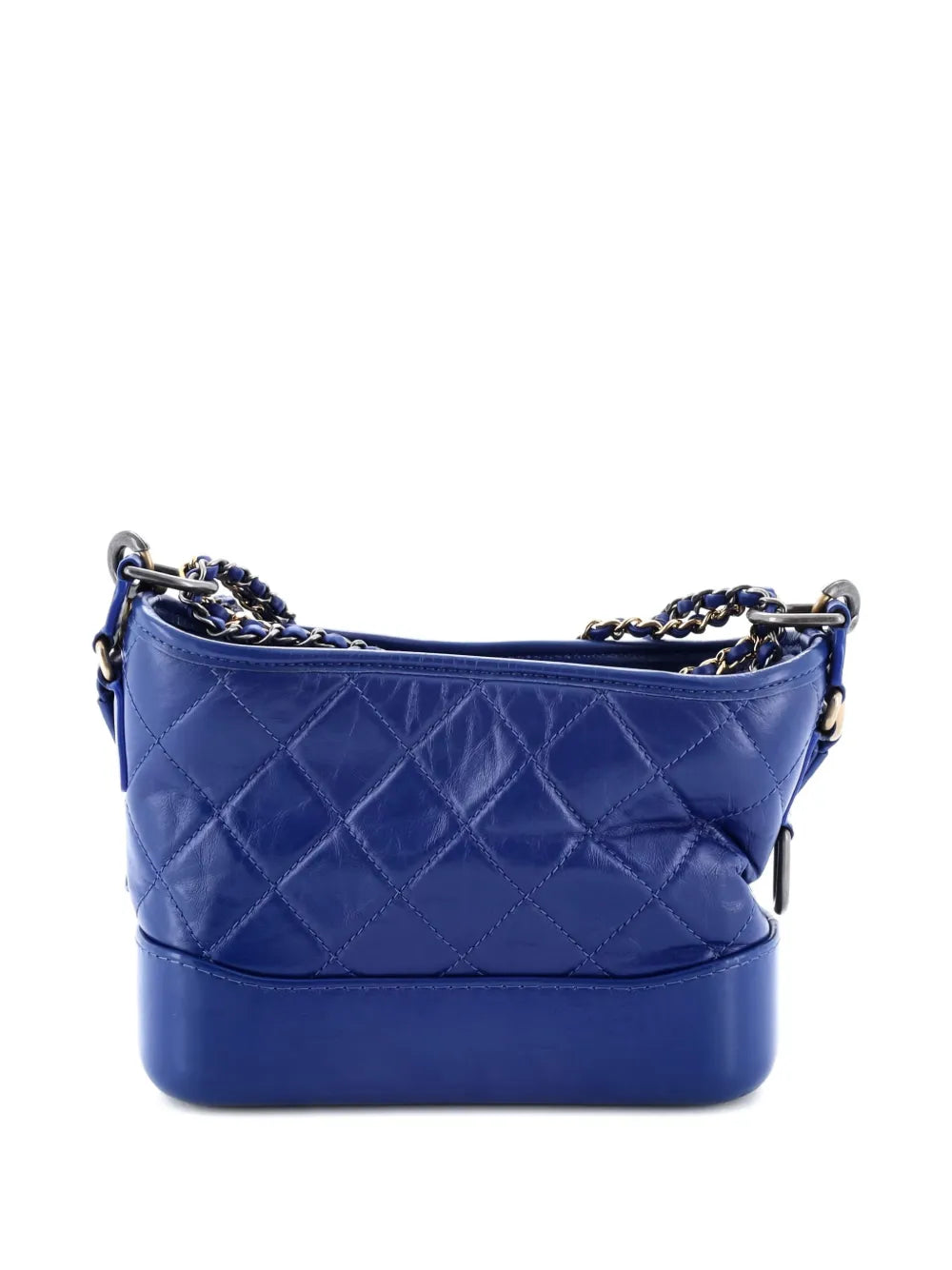 Pre-OwnedCHANEL Pre-OwnedGabrielle with Logo Handle Quilted Aged Calfskin Small hobo bag