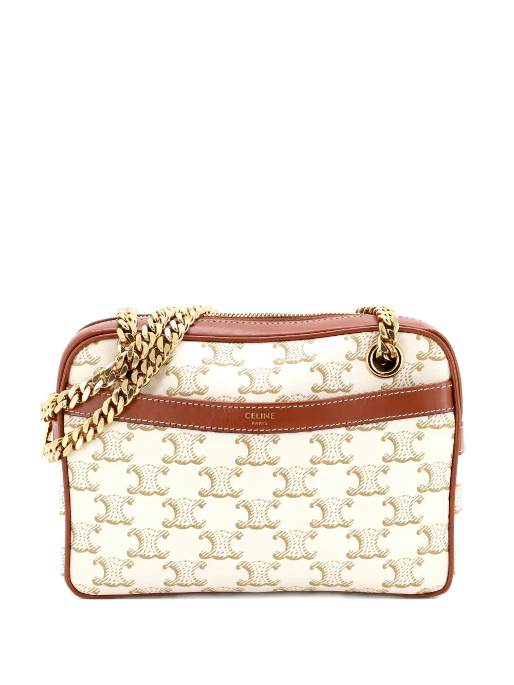 Pre-OwnedCeline Pre-OwnedPatapans Bag Triomphe Coated Canvas Small shoulder bag