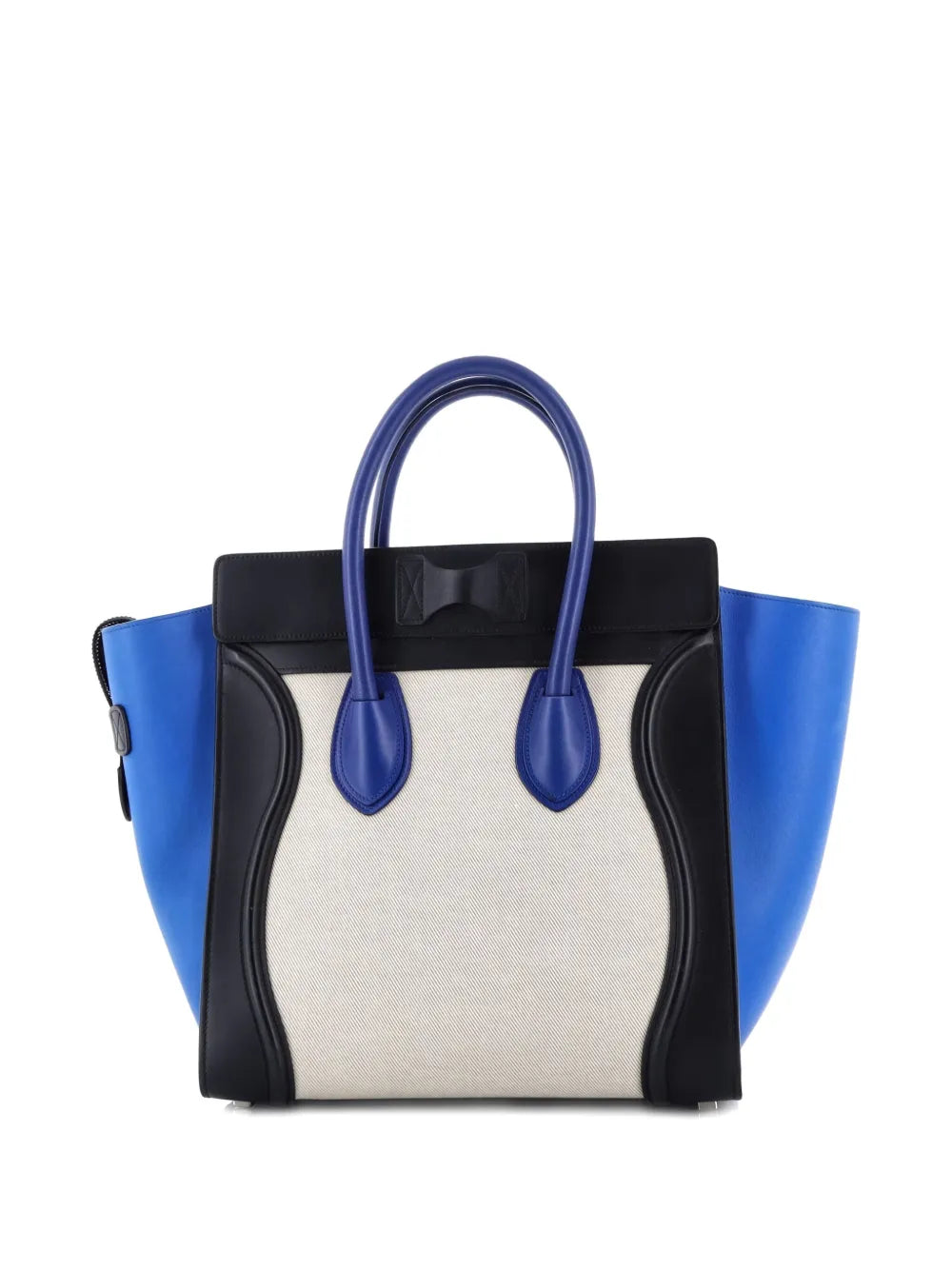 Pre-OwnedCeline Pre-OwnedTricolor Luggage Bag Canvas and Leather Mini tote bag