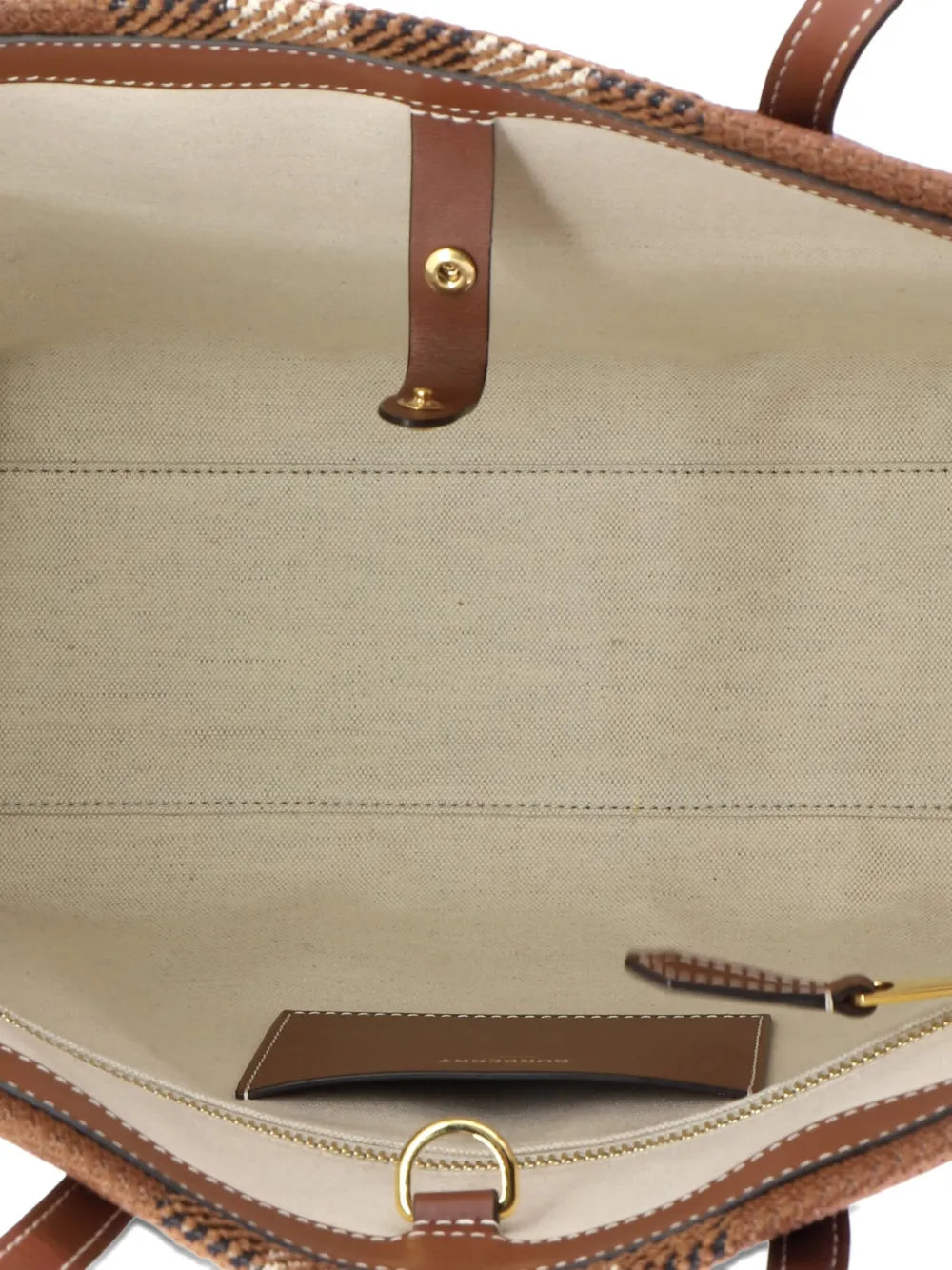 Pre-OwnedBurberry Pre-OwnedFreya Shopping Check Canvas with Leather Small tote bag