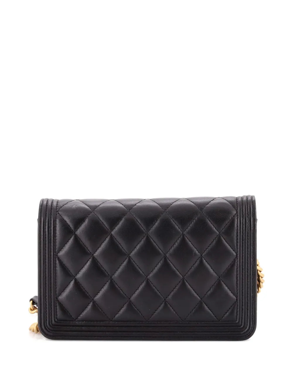 Pre-OwnedCHANEL Pre-OwnedBoy Wallet on Chain Quilted Lambskin crossbody bag